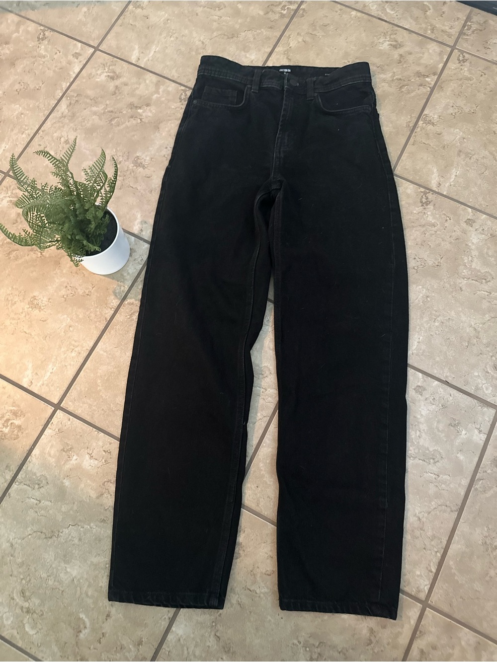 BLACK COTTON ON BAGGY JEANS